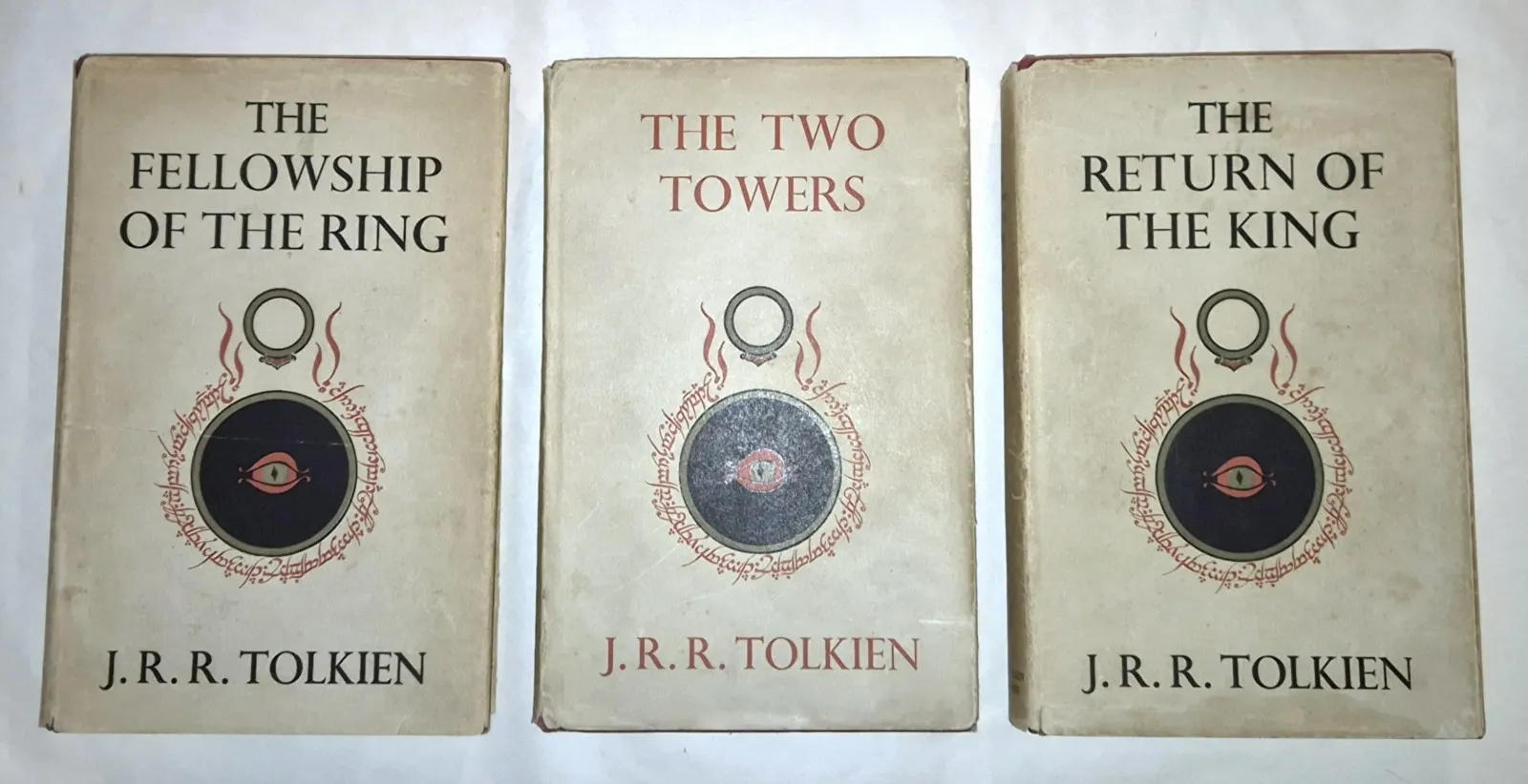 J.R.R. Tolkien, The Lord of the Rings, 1961 Set, Impr. 11, 8, 7  VG/VG