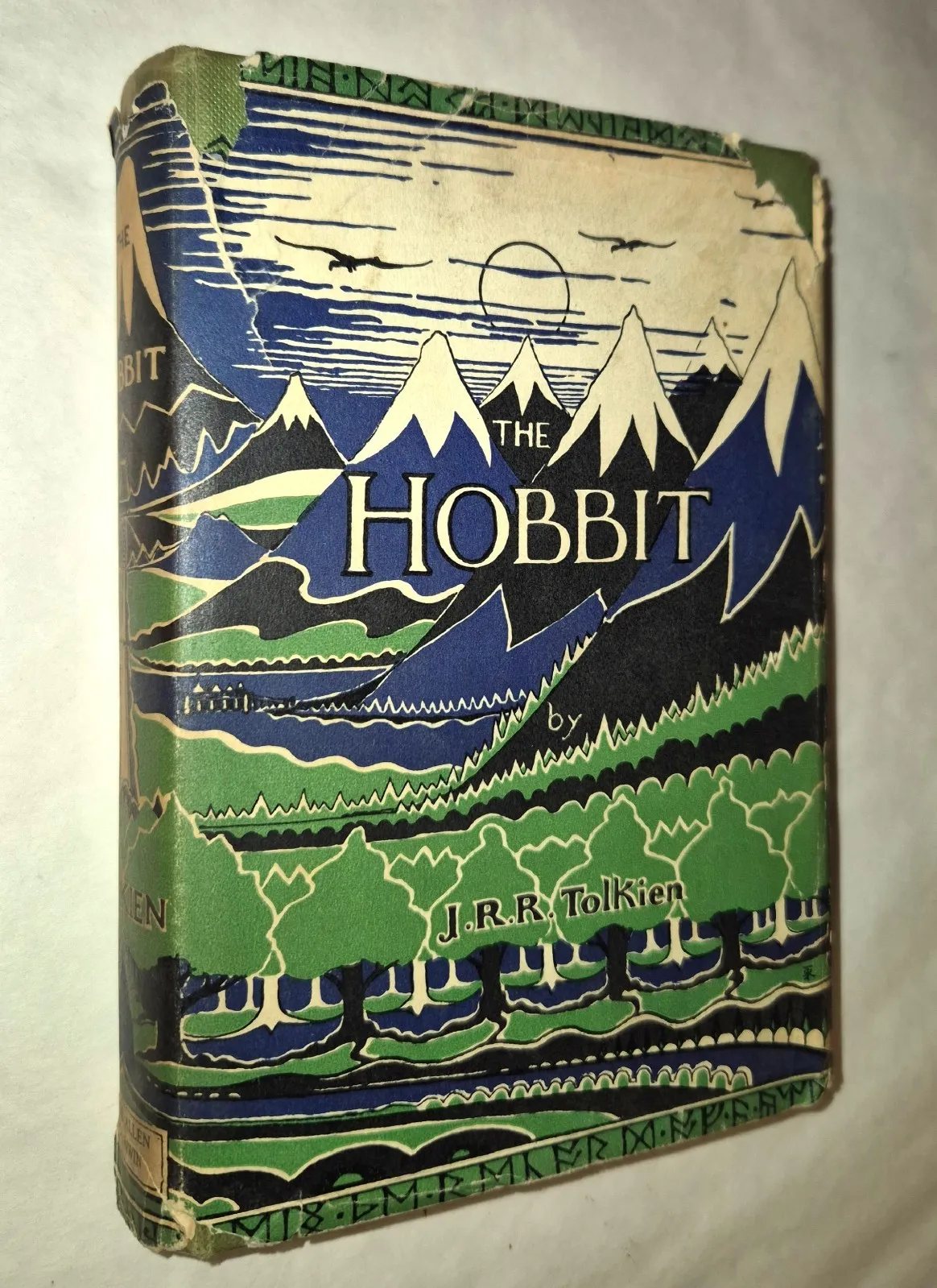 J.R.R .Tolkien, The Hobbit, 1961, 2nd Edition, 12th overall, VG