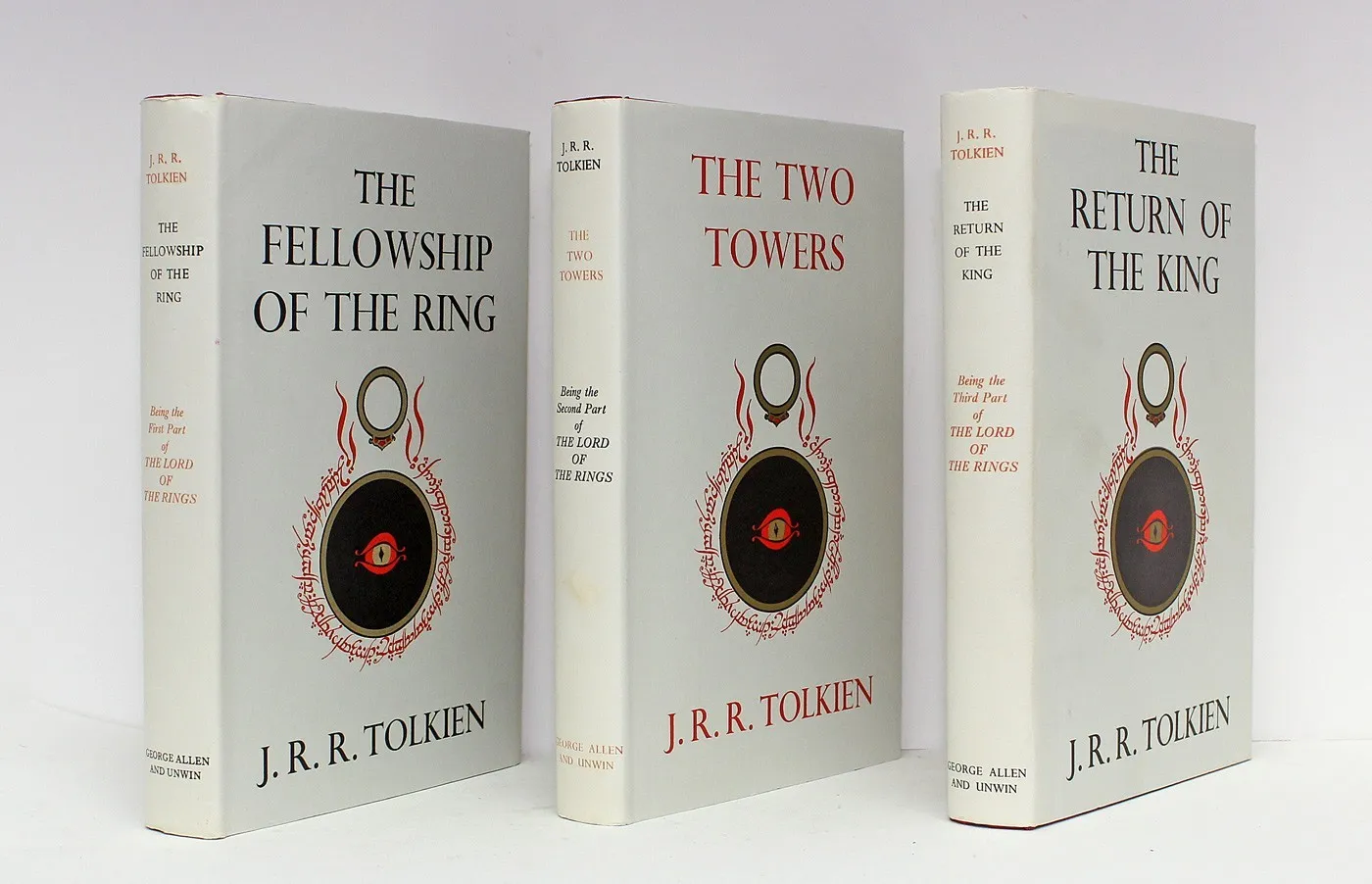 J.R.R .Tolkien, The Lord of the Rings, 1959 Set, Impr. 8, 6, 5  True Fine W/Case
