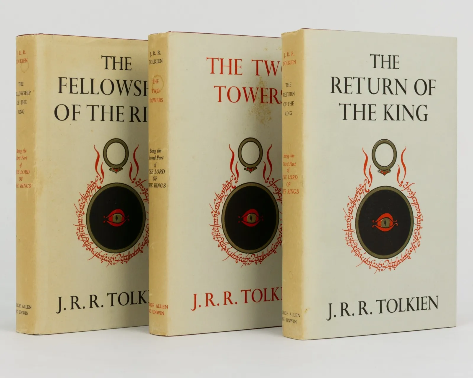 J.R.R. Tolkien, The Lord of the Rings, 12, 9, 8 Imp 1962, 62, 61 Set