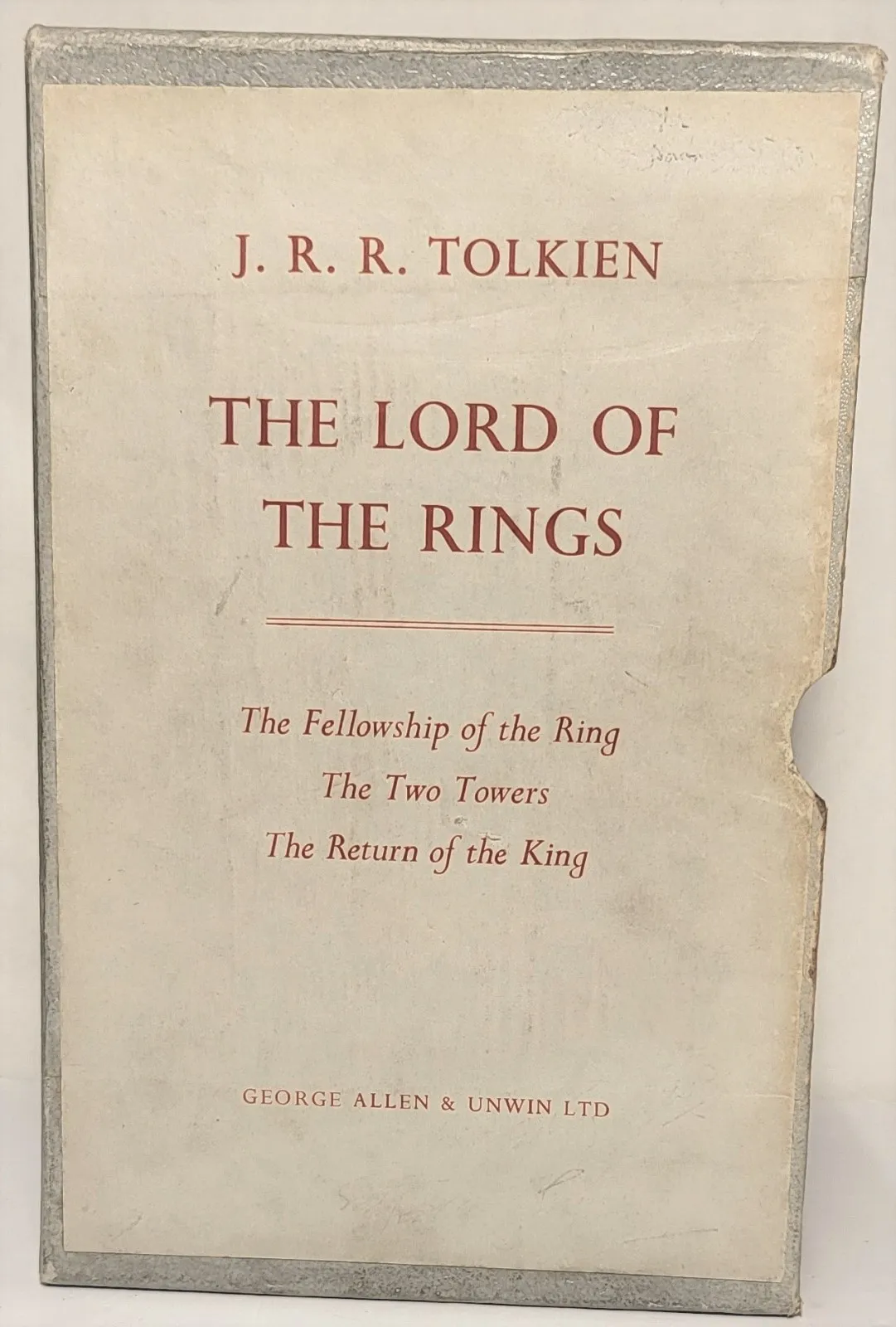 The Lord of the Rings, 1961 Set, Impr. 11, 8, 7 Fine/fine, w/Slipcase, view 3