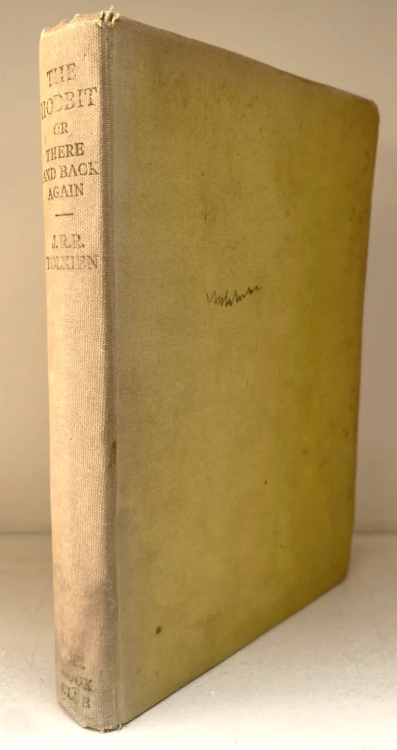 The Hobbit, First Edition, 3rd  Printing, 1942 Foyles Bookclub edition, view 2