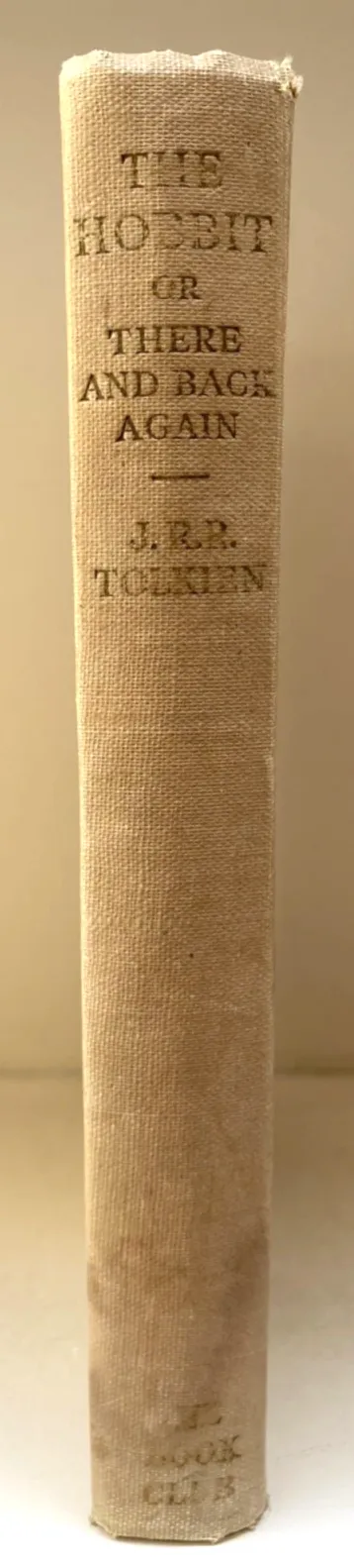 The Hobbit, First Edition, 3rd  Printing, 1942 Foyles Bookclub edition, view 3