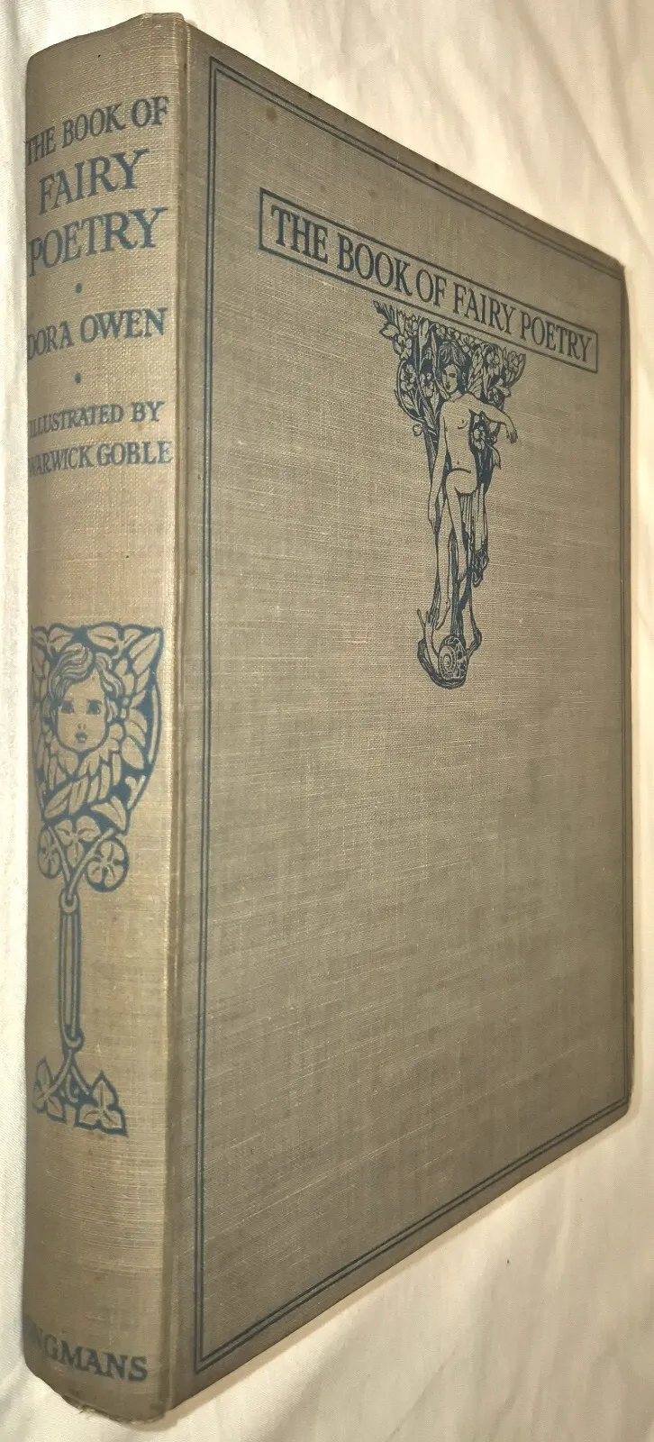 JRR Tolkien, The Book of Fairy Poetry, Dora Owen, Warwick Goble 1920