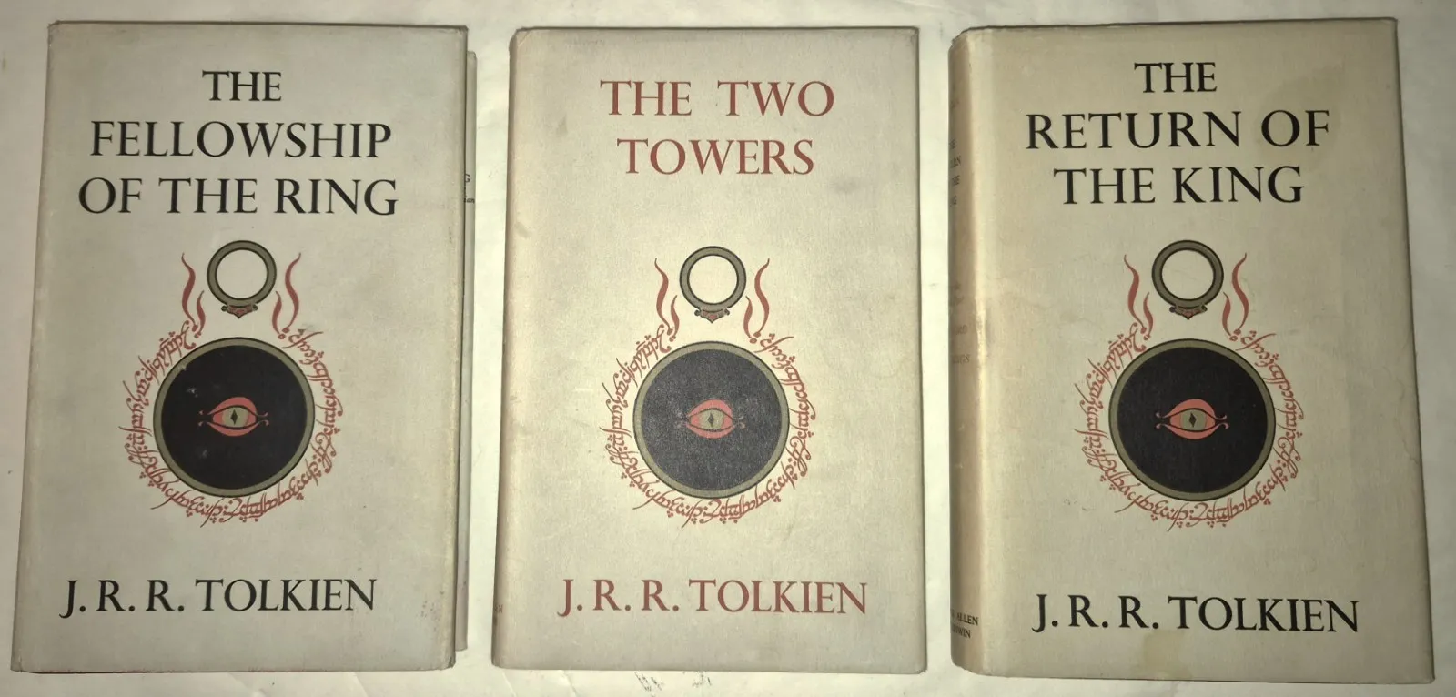 J.R.R .Tolkien, The Lord of the Rings, 1960, 8,7,6 Imp. First Edition Set