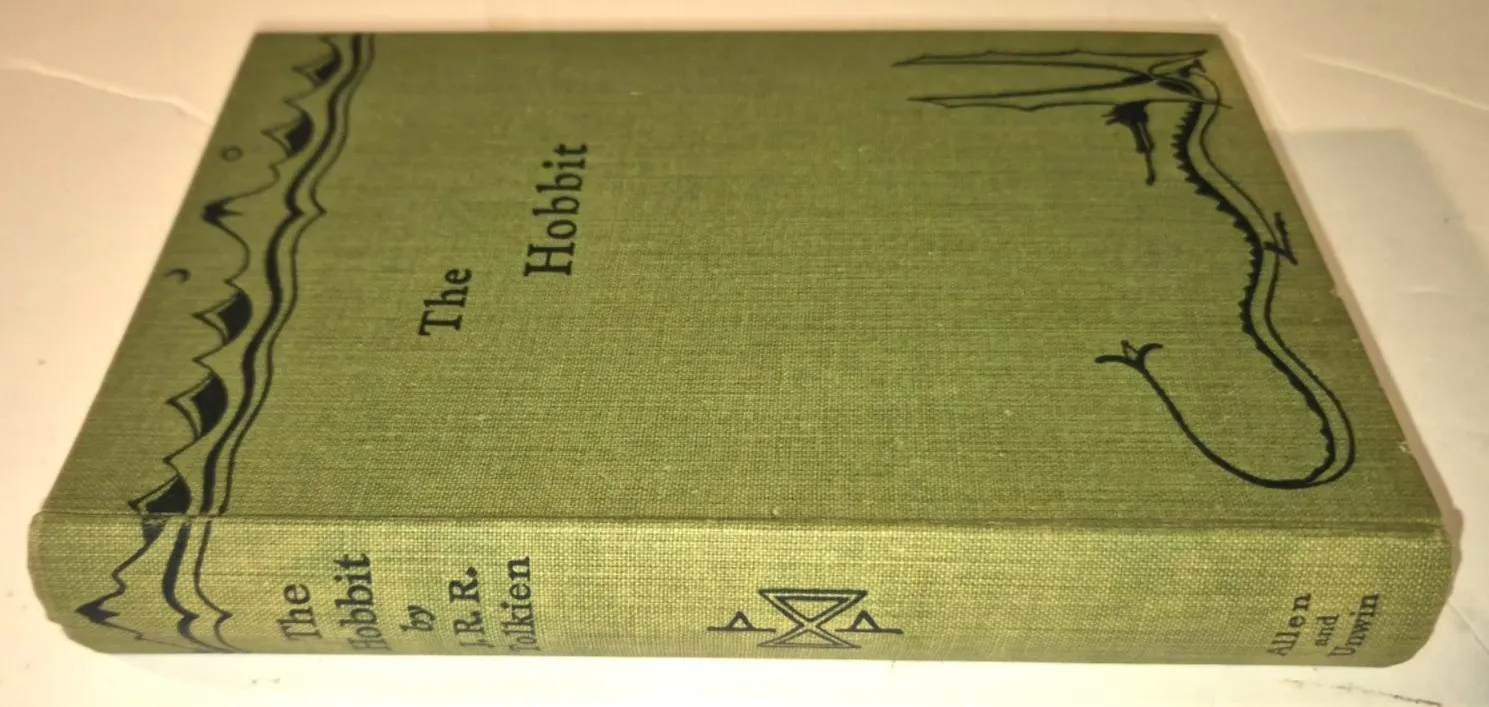 JRR Tolkien, The Hobbit, 1954, 6th Overall Printing, view 2