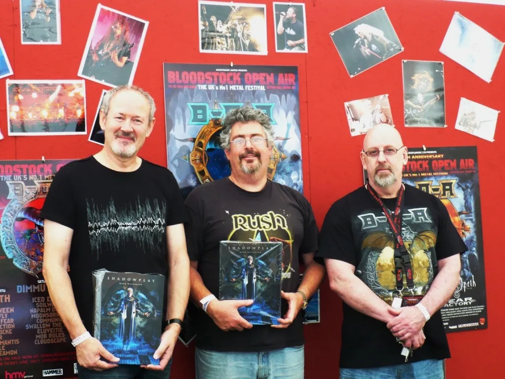 Mark Faith with Tolkien-inspired artists Wilkinson and Paul