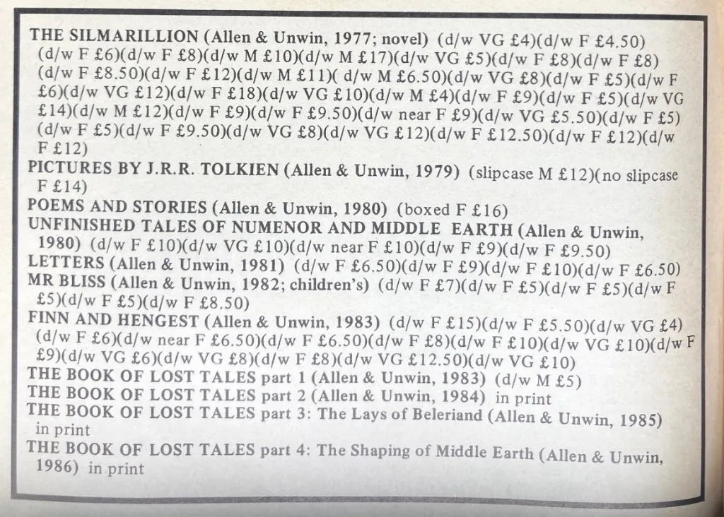 Early Tolkien paperback editions